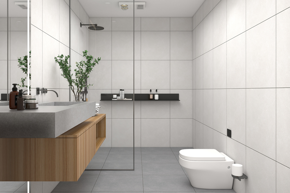 瞭望塔-清水模磚